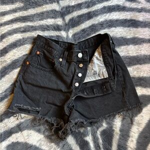 Levi’s 501 Distressed Denim Shorts